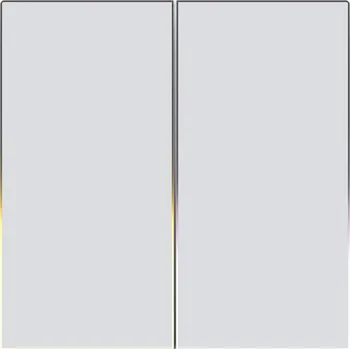 vypínač Avatto ZigBee TS60-EU-W2 dotykový spínač světla Dual TUYA (bílý).