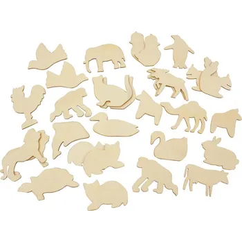 Playbox Dřevěné výseky 30 ks cca 8cm