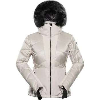 bunda dámská lyžařská ALPINE PRO NADDRA s membránou PTX SNOW šedá (bunda dámská lyžařská ALPINE PRO NADDRA s membránou PTX SNOW šedá)