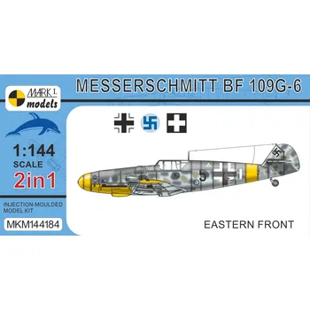 Plastikový model MARK I. Models 1:144 Messerschmitt Bf 109G-6 ,Východní fronta‘