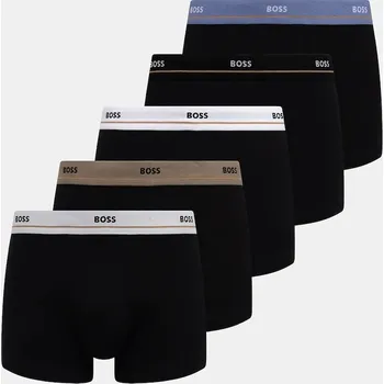 Boxerky Boxerky BOSS Trunk 5P Essential 5-pack 50531660 černá 99D, vel. L