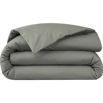 Povlečení Bavlněný povlak na přikrývku BOSS BEBOSS Khaki 140 x 200 cm zelená barva 1058835 97X