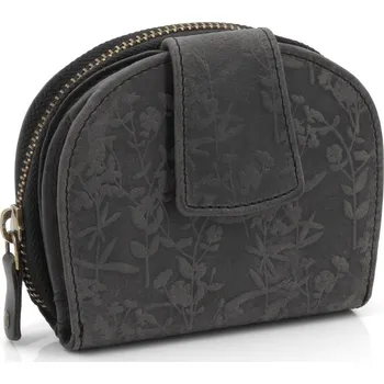 Peněženka Ekavale Dámská kožená peněženka černá EV-09