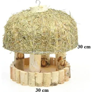 Krmítko pro ptáka Krmítko pro ptáky z březového dřeva 30 cm