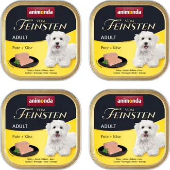 Pro psa ANIMONDA Dog Vom Feinsten Adult krůtí se žlutým sýrem 22x150g