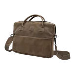 REDANT kožená taška Frame hnědá na MacBook 13" a 14" s popruhem