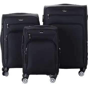 Sada cestovních kufrů s expandérem 30l, 50l, 90l Suitcase 1899 černá