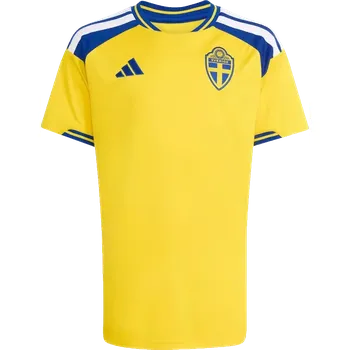 Dětský domácí fotbalový dres Adidas Švédsko 2026 žlutý