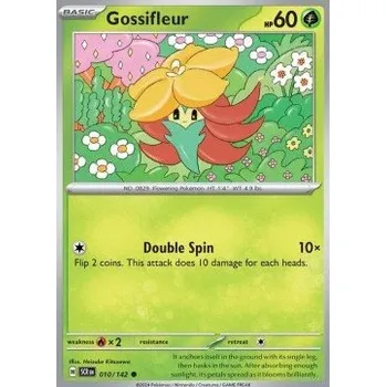 Sběratelská karetní hra Pokémon SCR 010/142 Gossifleur - Stellar Crown Stav: Near Mint, Verze: REVERSE HOLO