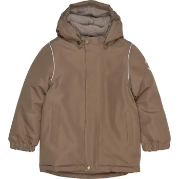 Dětská zimní bunda 11104 Mikk-line - hnědá Chocolate Chip Velikost: 122