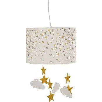 Moderní závěsné svítidlo Atmosphera Hvězdičky bílá do dětského pokoje 30 cm