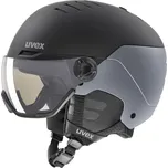 Uvex Wanted visor Pro V - black-silver matt/mirror silver variomatic (S1-S3) 58-62