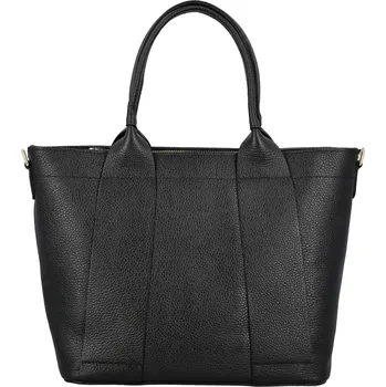 Kabelka Trendy dámská kožená kabelka do ruky Rosalyn, černá
