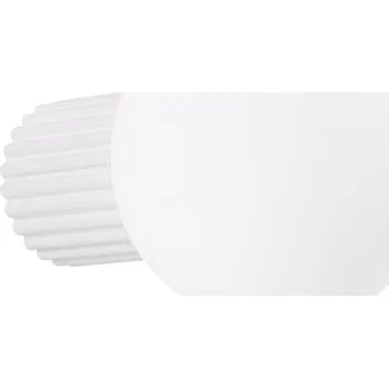 Nástěnné svítidlo Moderní bílá nástěnná lampa HALO IP44 do obýváku a ložnice hliník sklo SOLLUX