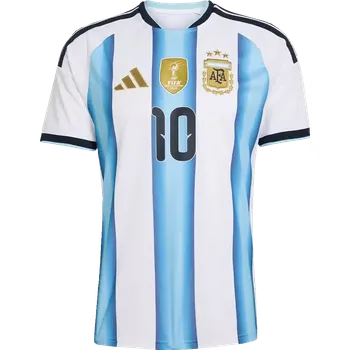 Pánský domácí dres Adidas Argentina 2026 bílo-modrý Messi 10