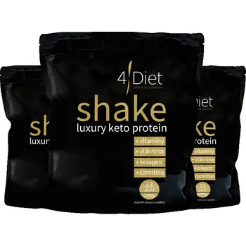 Protein 4Diet Diet Shake Protein Luxury (99 porcí), Čokoláda, Pina-Colada, Vanilka