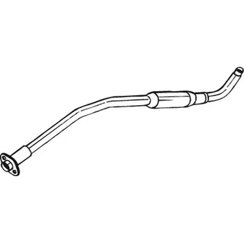 Výfukový systém Střední tlumič výfuku BOSAL 228-147