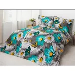 Bavlněné povlečení KARLA na dvě lůžka KARLA zelená