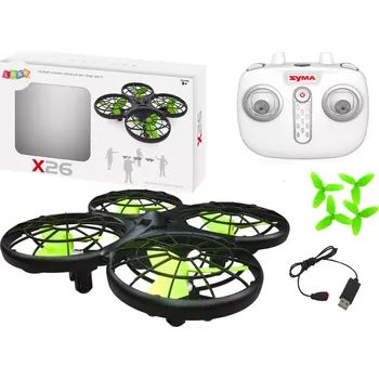 Dron Dron SYMA X26 černý s ochranou vrtulí