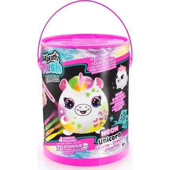 kreativní sada Style4Ever Airbrush - Neon Squish Pals Paint Can- Unicorn