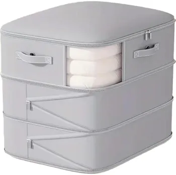 Úložný box HomeLife Samokompresní skládací organizér ZIP BAG 52 x 42 x 60 cm