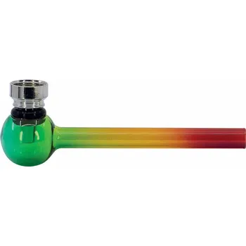 Dýmka Šlukovka kov + sklo 11,5cm 58553