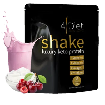 Protein 4Diet Diet Shake Protein Luxury 1000 g Jogurt s višní