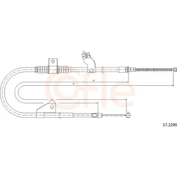 Auto-moto Lanko ruční brzdy COFLE 17.2290