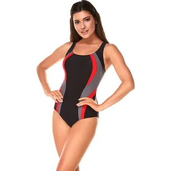 Dámské plavky Jednodílné plavky sportovní K 8052 černá - Effy