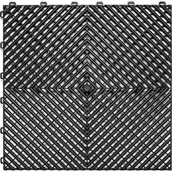 Escape6 WPC dlaždice SORG, 40 × 40 × 1,9 cm, černá, 1 ks