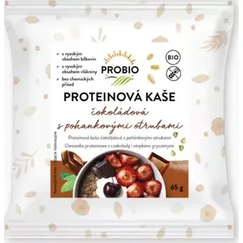 Kaše proteinová čokoládová s pohankovými otrubami BIO 65 g