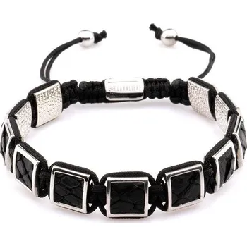 Náramek ANNA PERLY Luxusní pánský trendy shamballa náramek z oceli