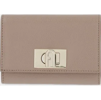 Peněženka Kožená peněženka Furla dámská, béžová barva, WP00225 ARE000 1257S WP00225.ARE000.1257S 08X, vel. ONE SIZE