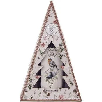 Šampon Vánoční vlasový šampon 100 ml v krabičce ptáček a zvonečky 96