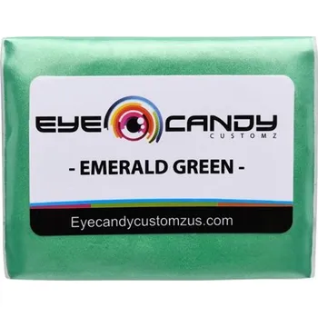 Lak na dřevo Eye Candy Pigments Emerald Green slídový metalický práškový pigment Hmotnost: 5 g