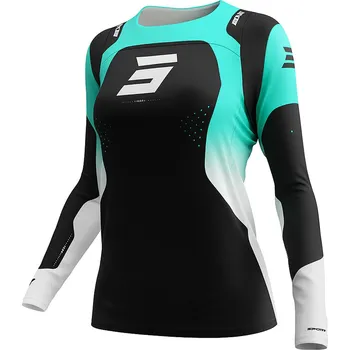 Moto dres Dámský motokrosový dres Shot Contact Ionyx černo-modrý XS