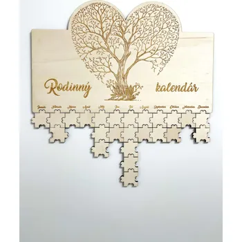 Kalendář Rodinný kalendář – strom rodinné lásky