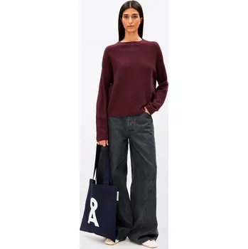 Dámská mikina Armedangels Merinaa Links Links 3320 dark cranberry XS