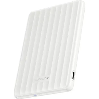 Powerbanka EcoFlow RAPID Magnetická Power Banka (5000mAh) bílá, 1ECORAPQI5000-D