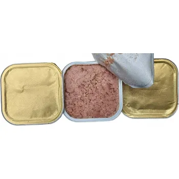 Krmivo pro kočku Mokré krmivo pro kočky 50x 100g Paštika bez etikety.