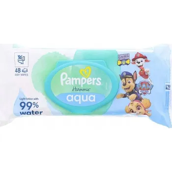 Hygienický ubrousek Vlhčené ubrousky PAMPERS Harmonie Aqua Tlapková patrola 48 ks