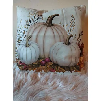 Povlak na dekorativní polštářek Povlak na polštář 45x45 cm 3 dýně , 1 ks Výplň PES duté vlákno 40x40 cm 350 g