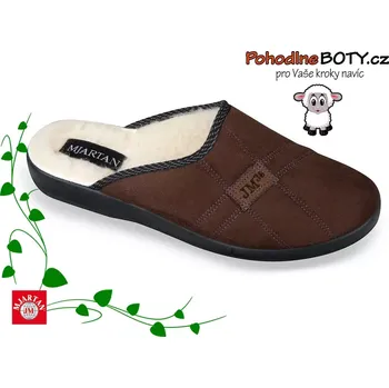 Pánská zdravotní obuv Pánské teplé pantofle Mjartan 860
