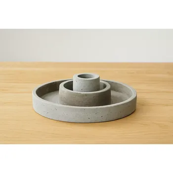 Svícen Svícen Daca, šedý, průměr 15 cm - House Doctor