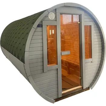 Sauna Stolárna na statku s.r.o. Dřevěná sudová sauna RELAX – 4 m