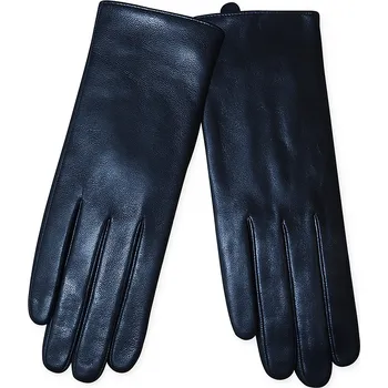 Rukavice xcena Kožené dámské rukavice černé Velikost: XL