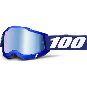 Helma na motorku Motokrosové brýle 100% accuri 2 2028 mirror blue lens