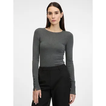 Dámské oblečení Orsay Dámské Šedý dámský svetr ORSAY Šedá XL (2958302)