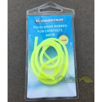 Vrtač návnad ENERGOFISH Catapult Elastic Guma do Praku Plná - žlutá / 3 mm