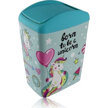 Odpadkový koš Koš odpadkový výklopný 5L UNICORN dekor